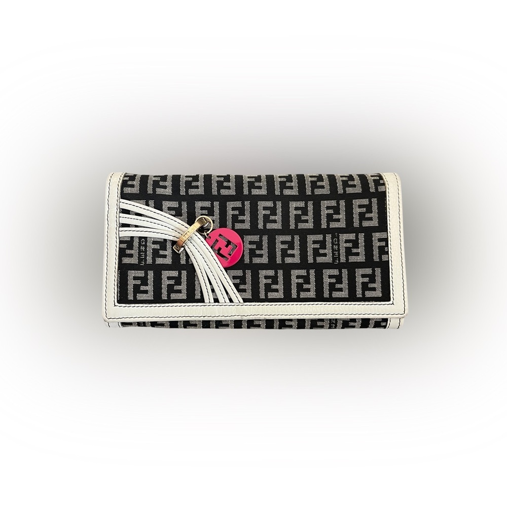 FENDI Zucca FF Logo Long Wallet